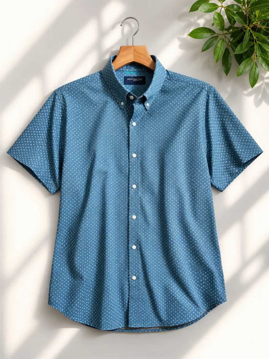 High-End Short Sleeve Casual Shirt For Men