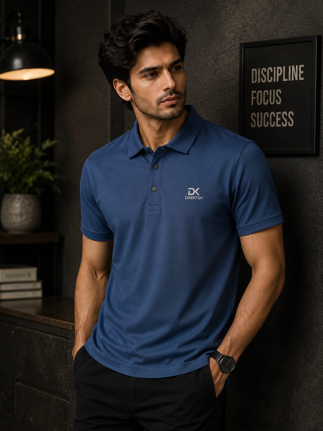 Super Premium China Fabric Sewing Less Polo Shirt For Men